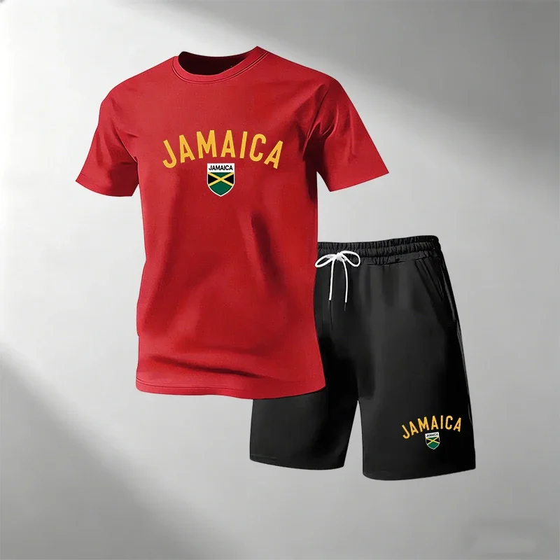 JAMAICA Summer Casual T-Shirts - Running Gear For Men 评论和价格