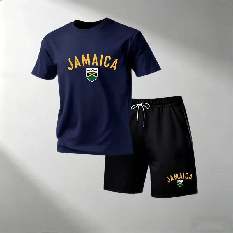JAMAICA Summer Casual T-Shirts - Running Gear For Men 评论和价格