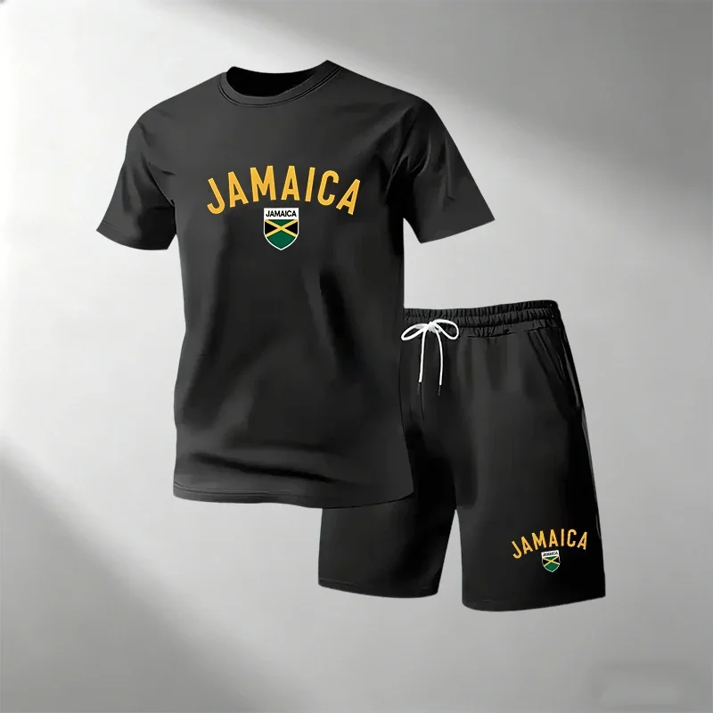 JAMAICA Summer Casual T-Shirts - Running Gear For Men 评论和价格