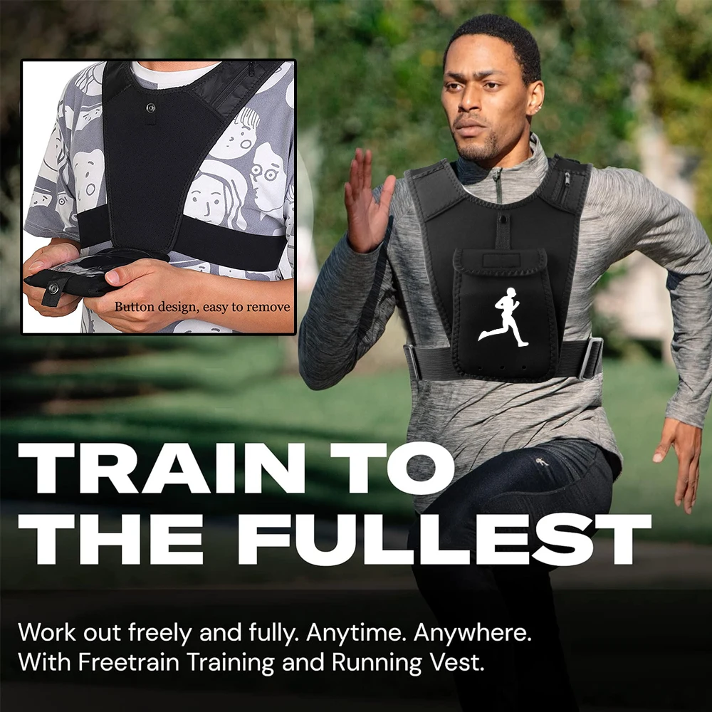 Adjustable Running Vest Phone  - Running Gear Essential 评论和价格