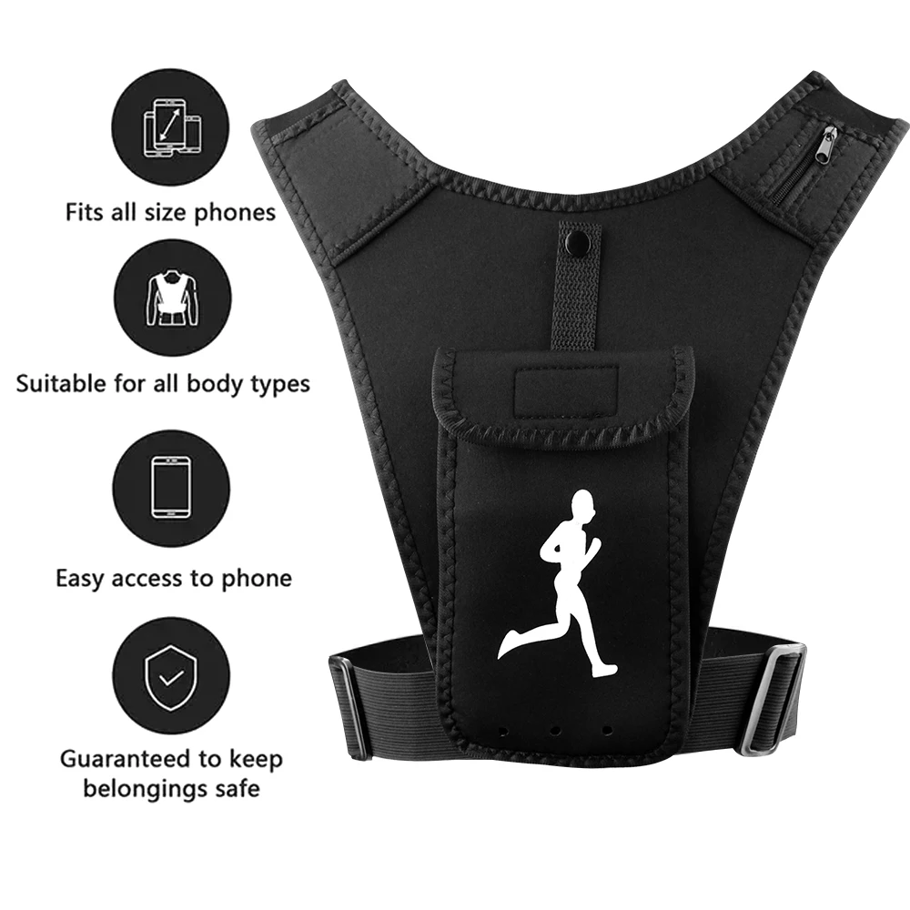 Adjustable Running Vest Phone  - Running Gear Essential 评论和价格