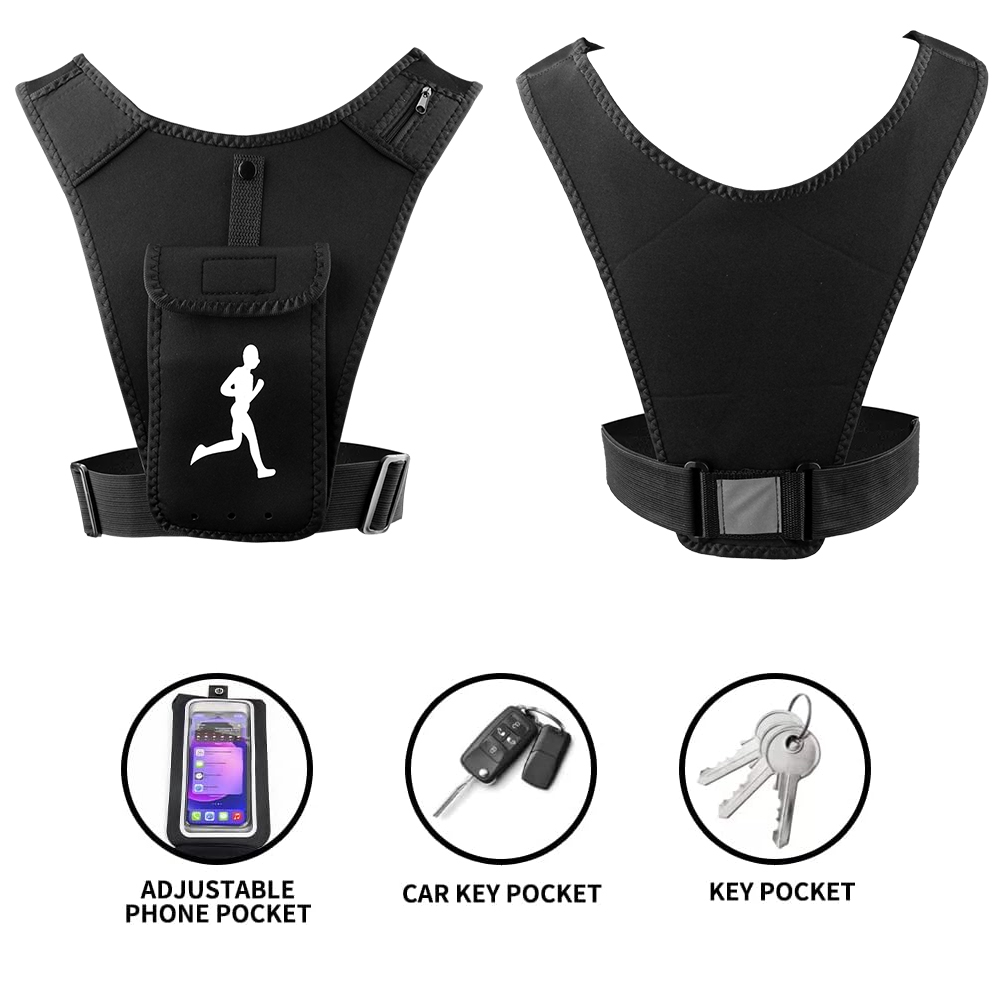 Adjustable Running Vest Phone  - Running Gear Essential 评论和价格