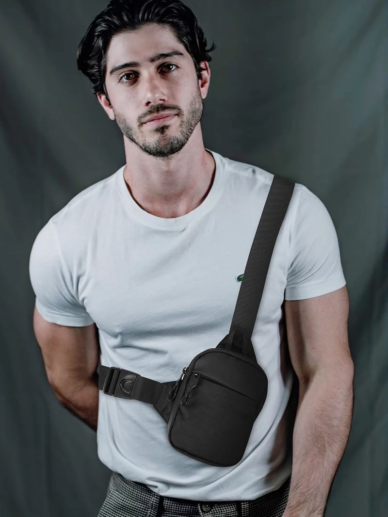 Casual Men Shoulder Chest Bag  - Running Gear Backpack 评论和价格