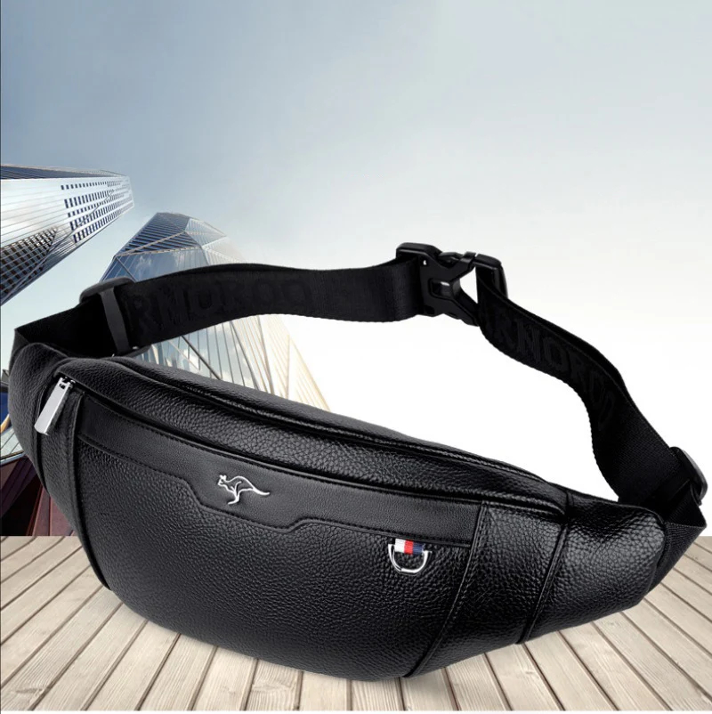 Business Leather Waist Bag Mul - Running Gear Backpack 评论和价格