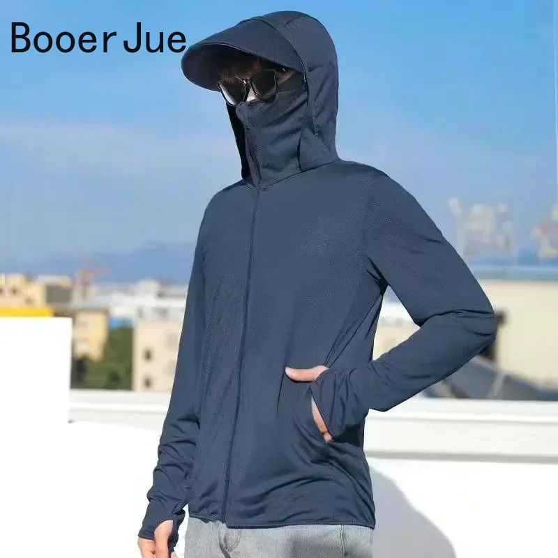 UPF50+ Men's Sun Protection Th - Running Gear For Men 评论和价格