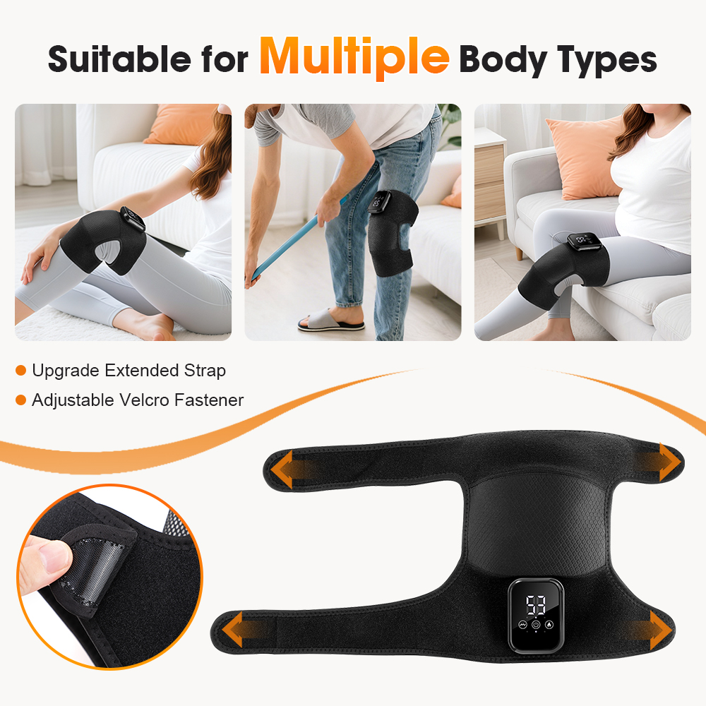 Electric Heating Knee Massager - Knee Support Brace 评论和价格