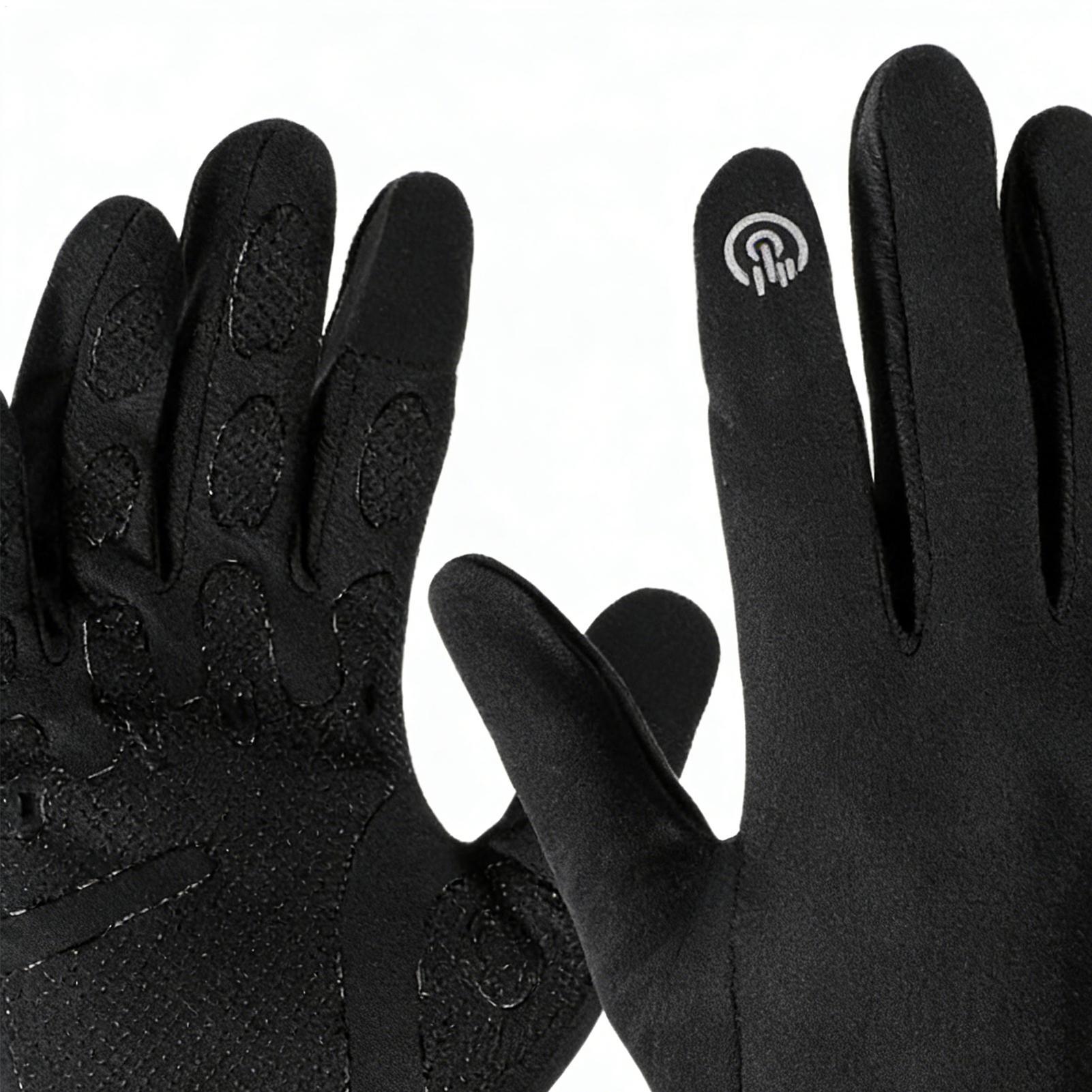 Warm Cycling Gloves Full Finge - Running Gear Cold Weather 评论和价格